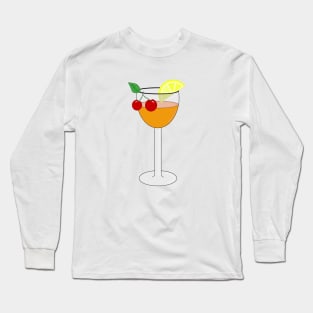 FRUIT Cocktail Glass Long Sleeve T-Shirt